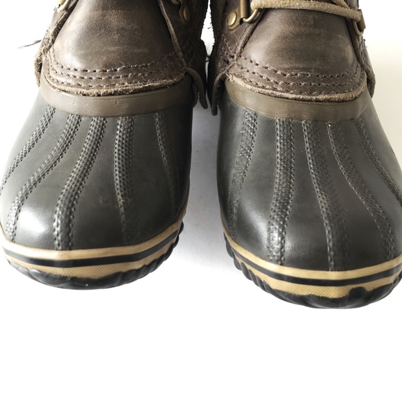 SOLD Sorel Carley Conquest II Leather Boots - Picture 3 of 8